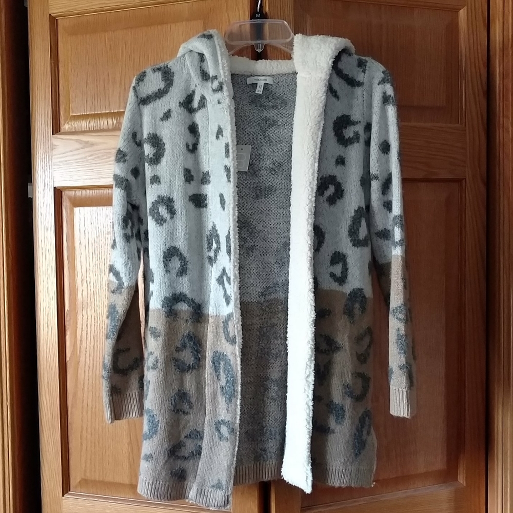 Cheetah Print Cardigan